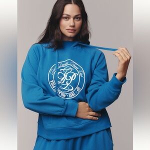 Anthropologie Daily Practice Cotton-Blend Graphic Hoodie